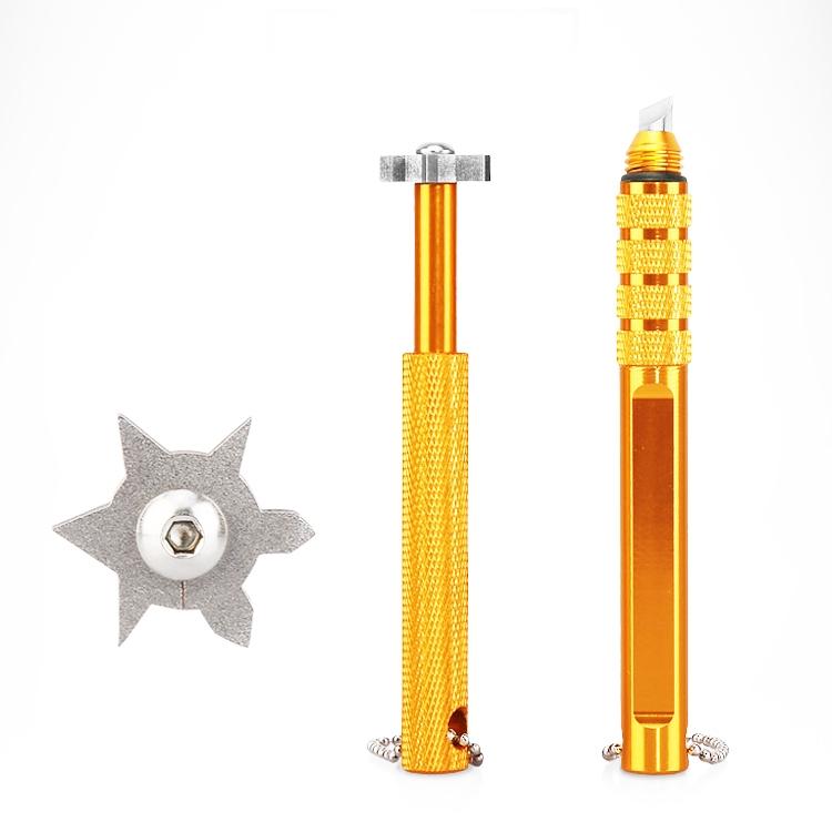 Flat Knife Golf Club Groove Cleaner - for a Clean Face