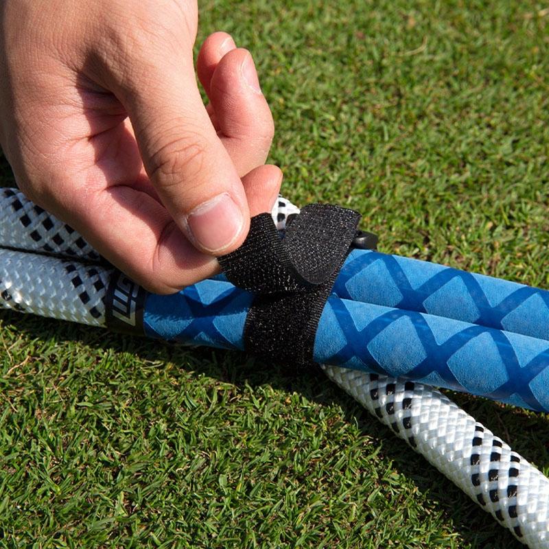 Golf Power Rope Swing for Rhythmic Training - Indoor / Outdoor Exerciser - White Blue