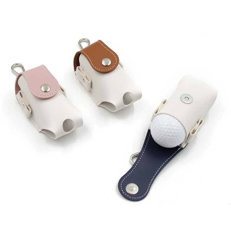 Compact Leather Golf Bag for Protection on the Go - Blue