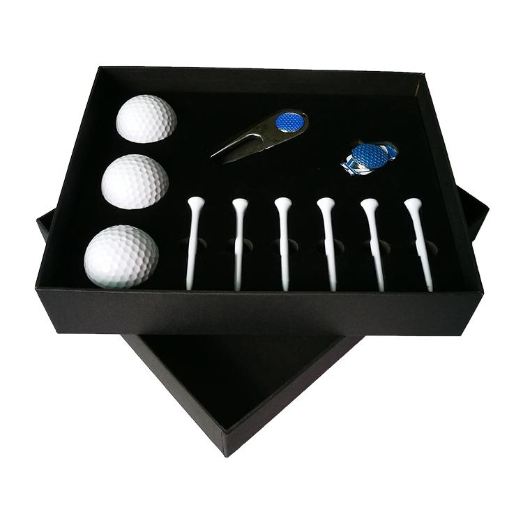 Complete Golf Gift Set 11-in-1 Tees Divot Tool and 3 Balls - Red