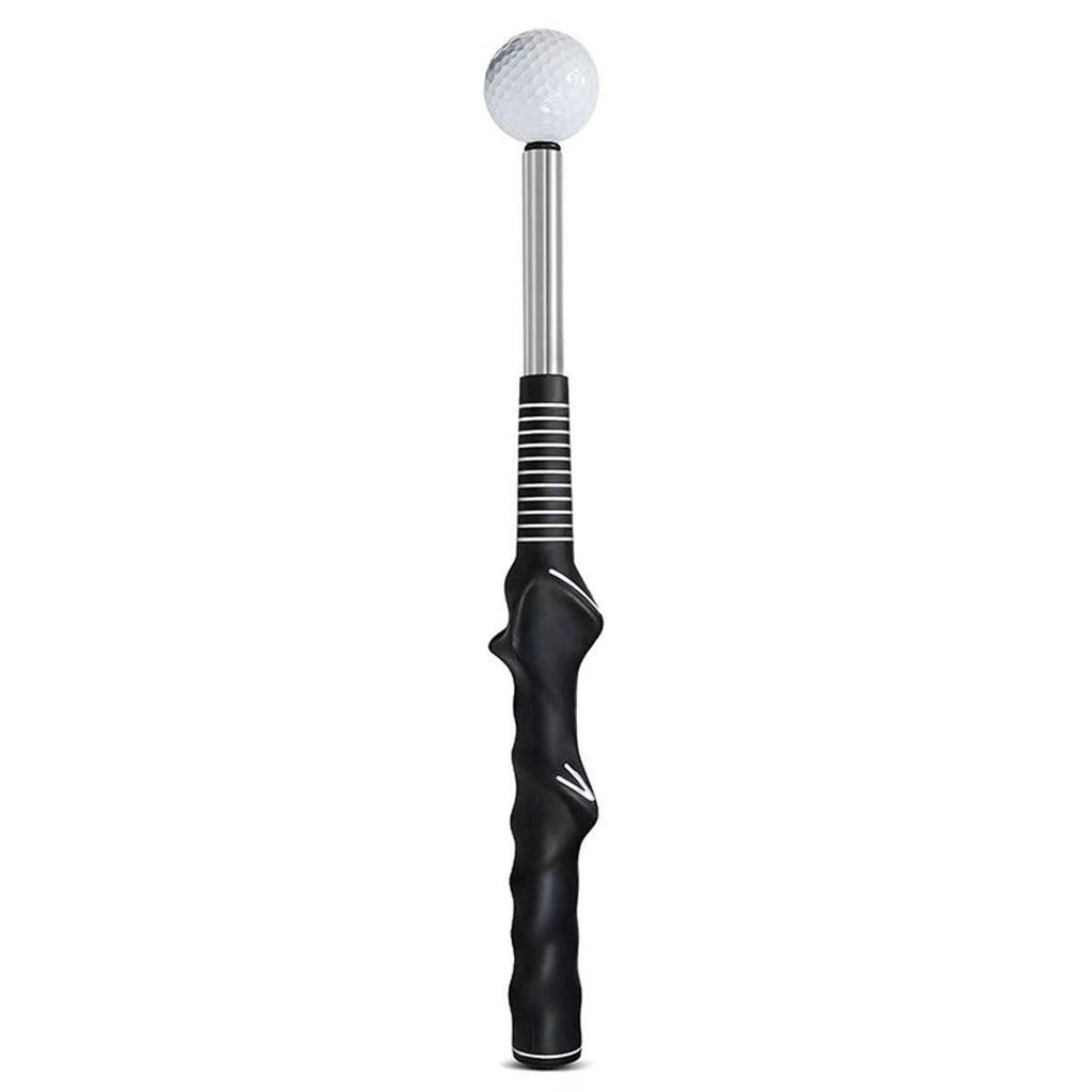 Golf Swing Training Aid Telescopic Impact Sound Stick Exercise Tool for Practice - Blue