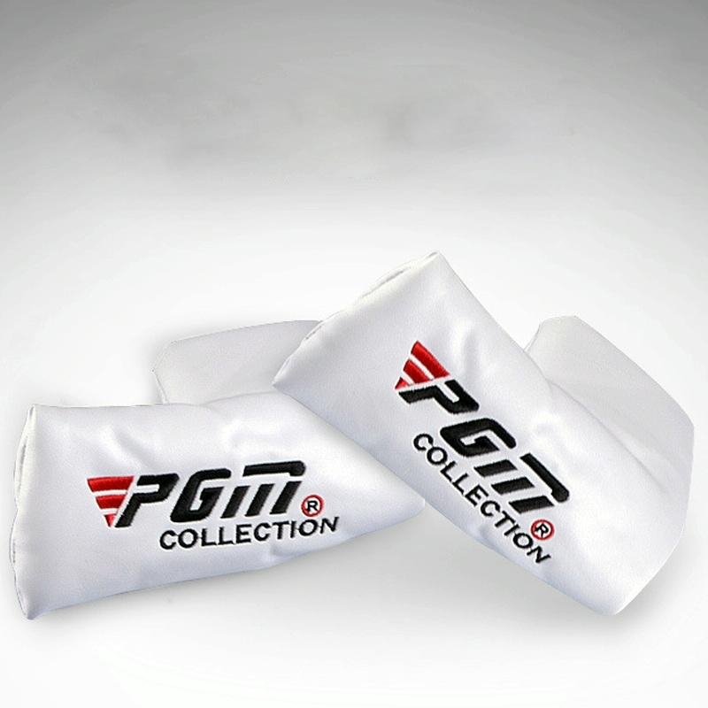 White and Red Golf Club Head Cover