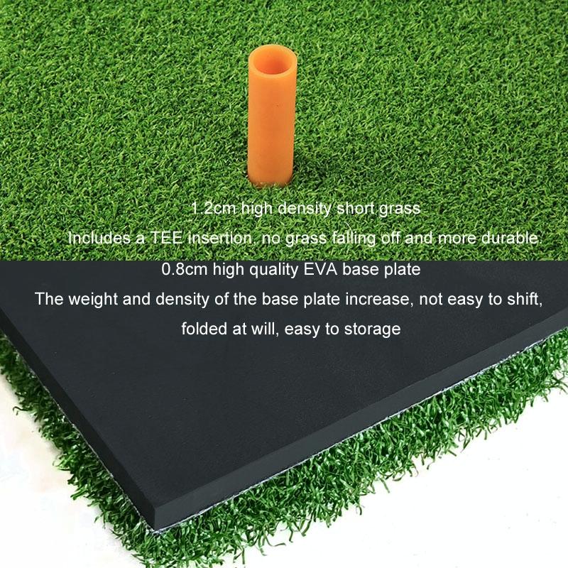Indoor Golf Practice Pad - 3-in-1 Swing Mat for Hitting and Chipping - 30X60Cm
