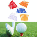 60-piece Golf Plastic Ball Tee Set with Ribbon Needle - 31mm Size