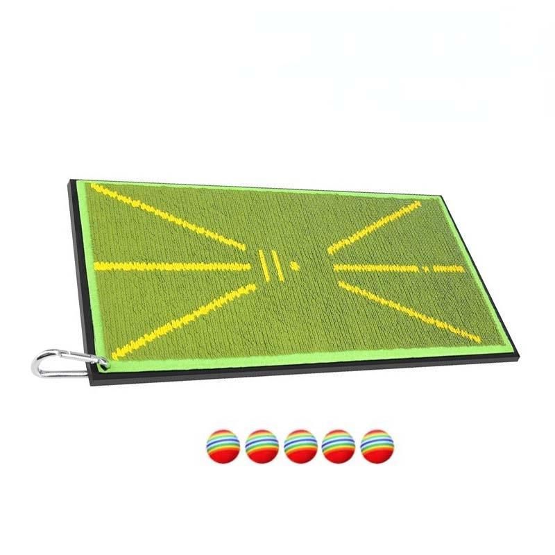 Improve your Golf Swing with Training Pad and Sponge Balls