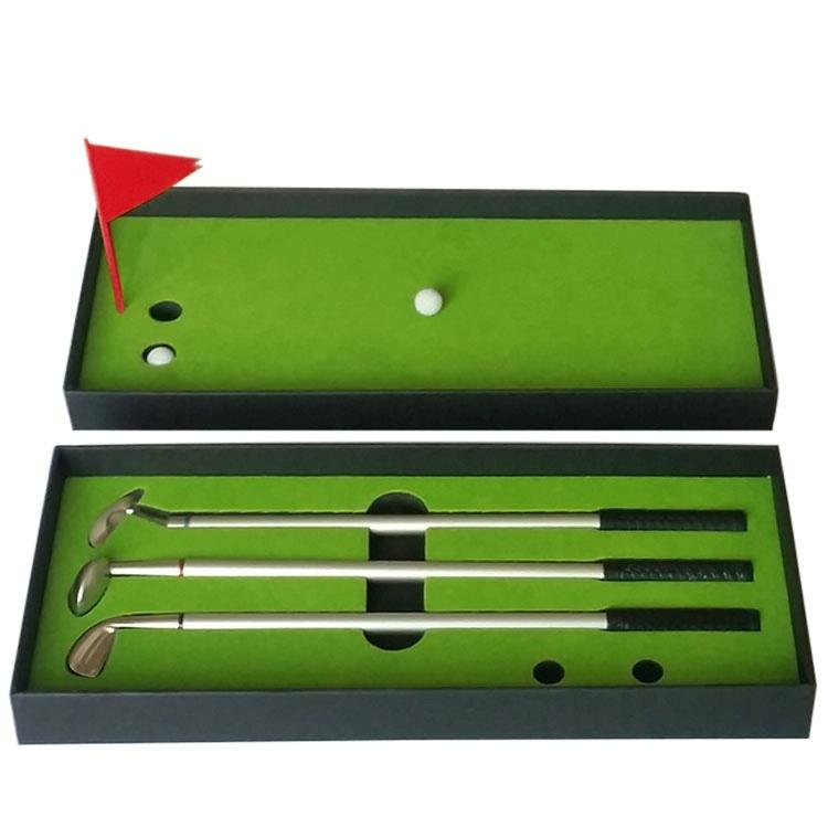 Mini Golf Putting Mat Trainer - 24.5x10.5x3.5cm Court Push Rod
