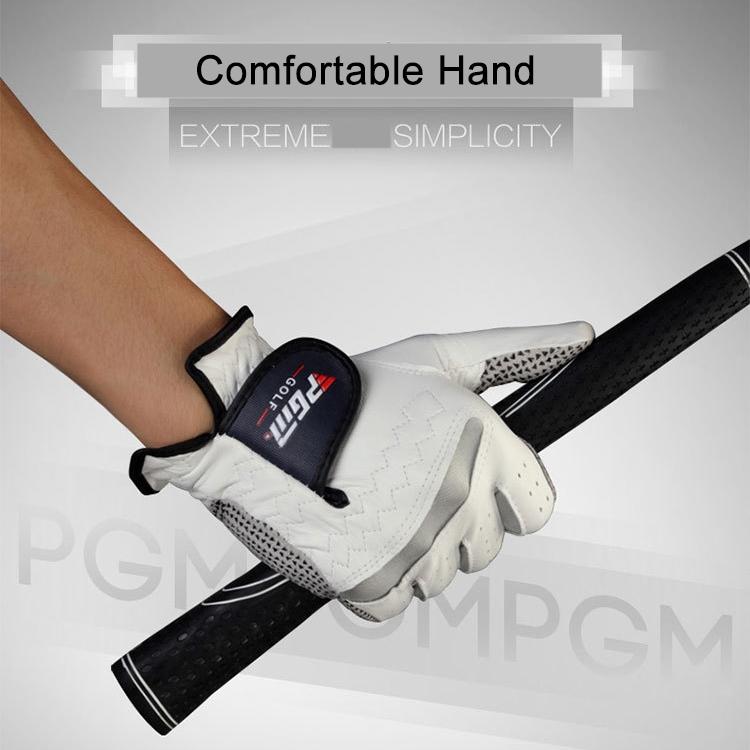 Sheepskin Anti-slip Golf Gloves - Left Hand Size 27#