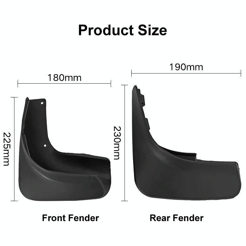 For Volkswagen Golf 6 2009-2013 4Pcs / Set Car Auto Soft Plastic Splash Flaps Fender Guard