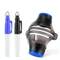 360-degree Rotatable Golf Ball Scriber with 2 Pens - Draw Five Lines
