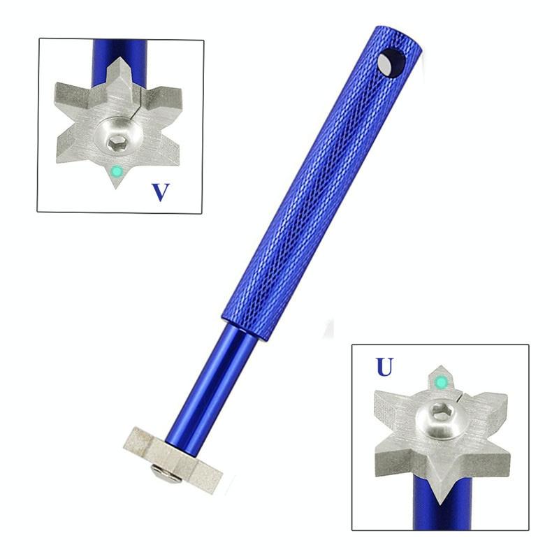 Sharpen your Wedges with Strong Golf Grooving Tool - Blue