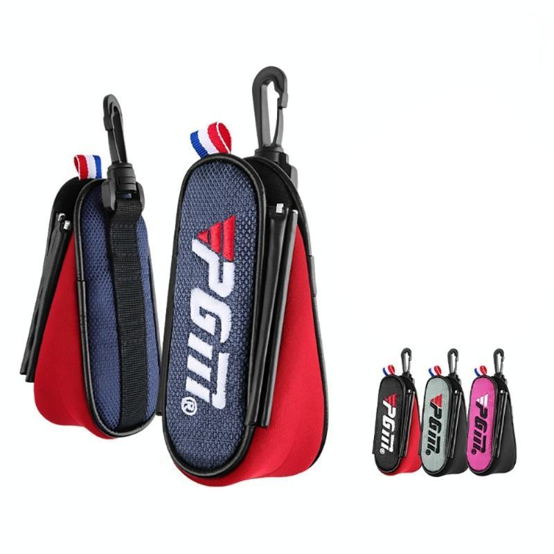 Lightweight Magnetic Golf Ball Bag - Black - Tbd0602823701A