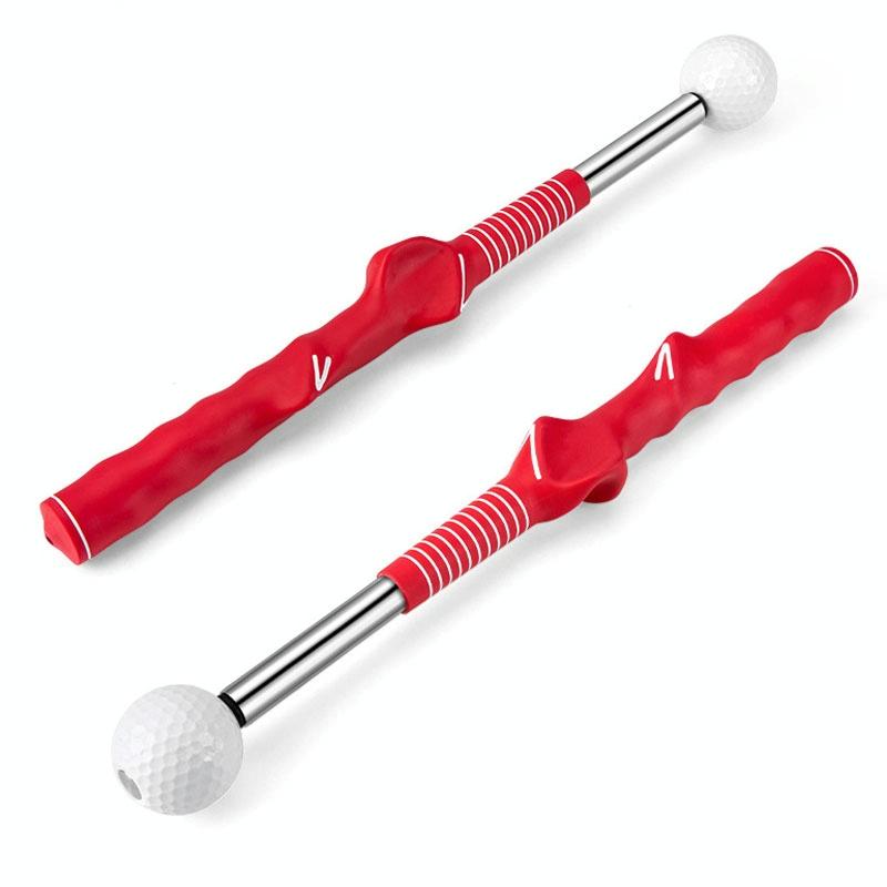 Indoor Golf Swing Practice Stick with Sound Assistant - Black