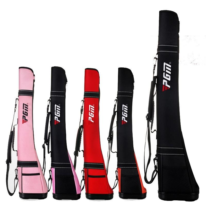 Lightweight Golf Shoulder Bag - Nylon Material - Black Pink