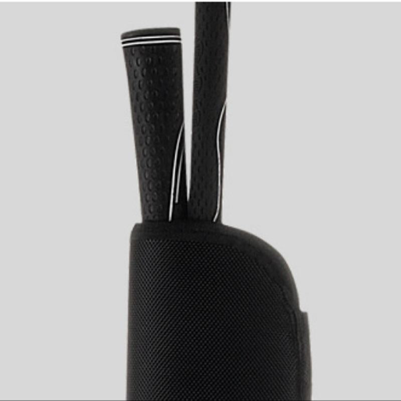 Lightweight Golf Shoulder Bag - Nylon Material - Black Pink