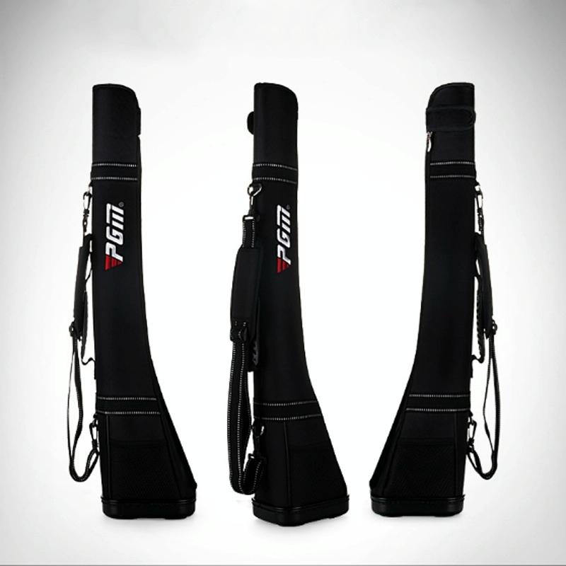 Lightweight Golf Shoulder Bag - Nylon Material - Black Pink