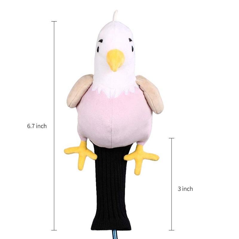 Adorable Plush Golf Club Cover for Animals - Pink