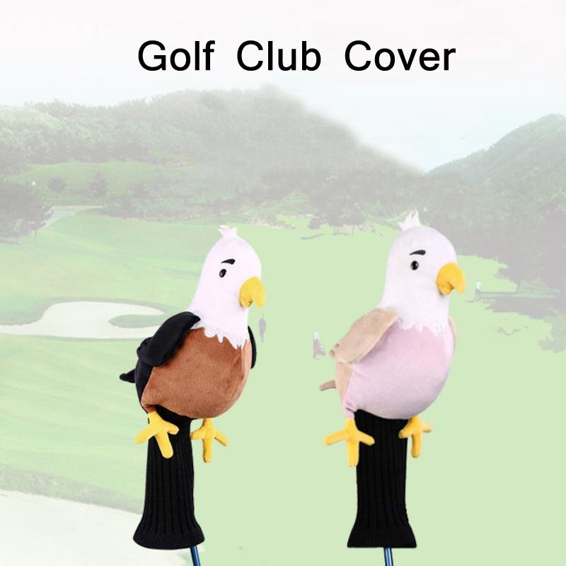 Adorable Plush Golf Club Cover for Animals - Pink