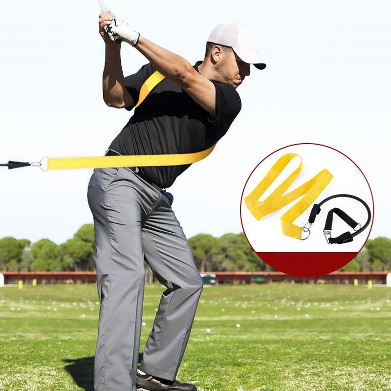 Golf Swing Training Belt for Improved Fitness and Technique - Yellow