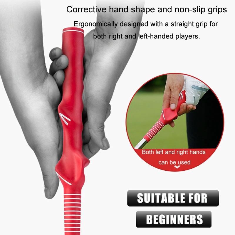Indoor Golf Swing Practice Stick with Sound Assistant - Red