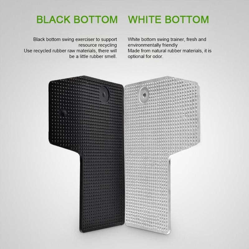 Portable Golf Putting Mat with Push Rod Trainer - 48x23cm - Black