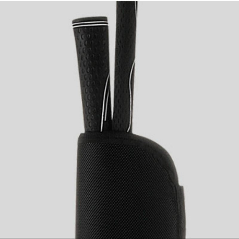 Lightweight Golf Shoulder Bag - Nylon Material - Black