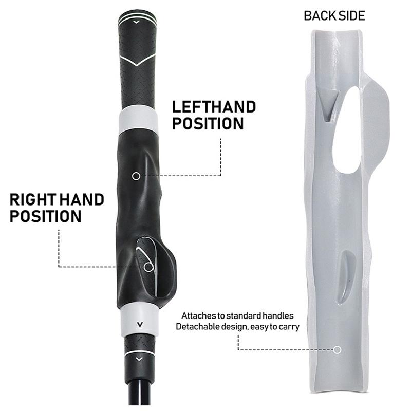 Universal Golf Grip Corrector for Beginners - Training Exerciser - Black