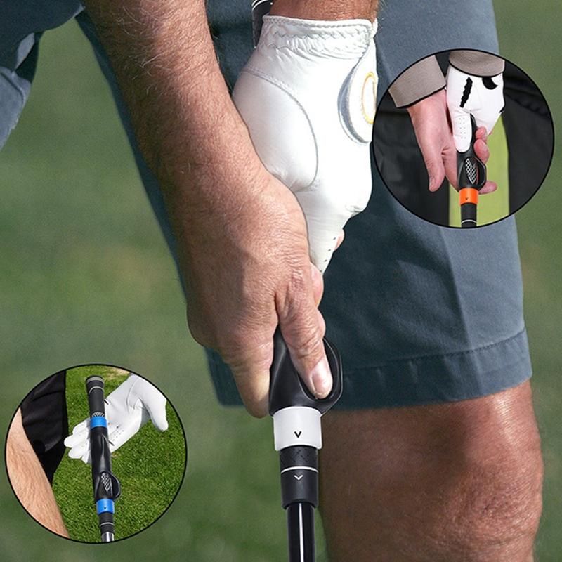 Universal Golf Grip Corrector for Beginners - Training Exerciser - Black