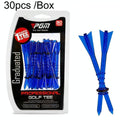 30 Adjustable Golf Tees with 83mm Height Limit - Set of 30 - Blue