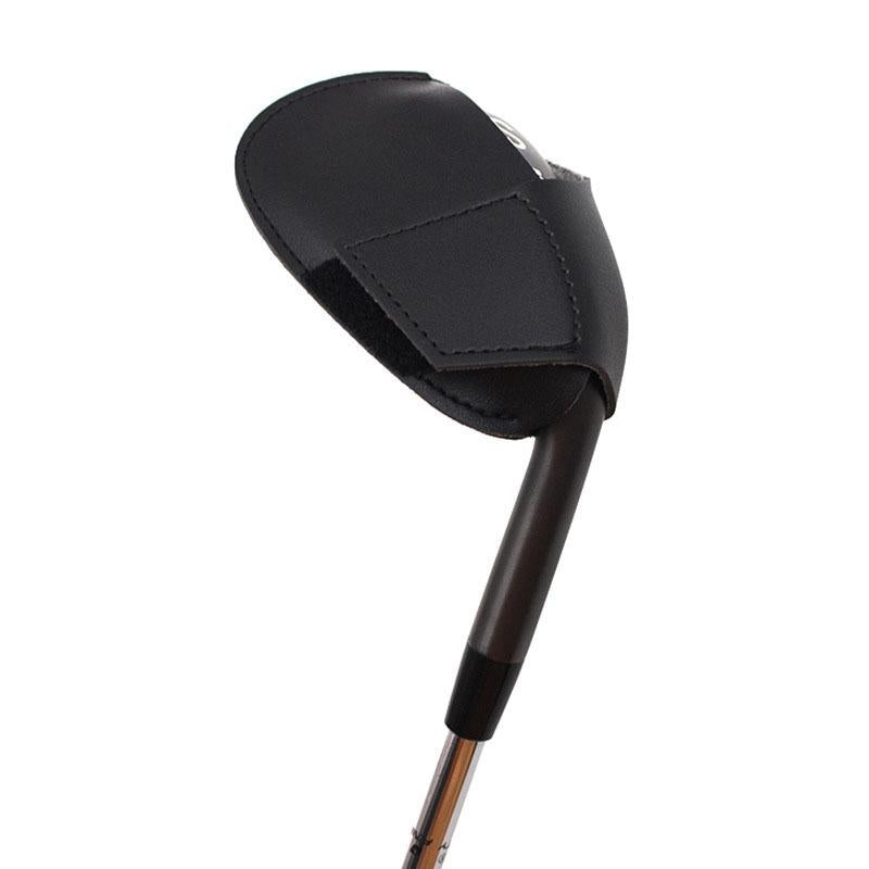 Leather Golf Club Cover Protective Cap For Clubs - Navy