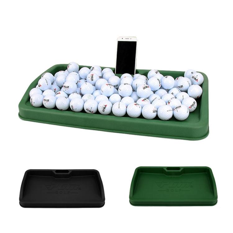 Black Character Pattern Golf Service Box with Phone Stand - 100 Balls - Green Pgm