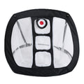Foldable Square Golf Net for Indoor Practice - Black