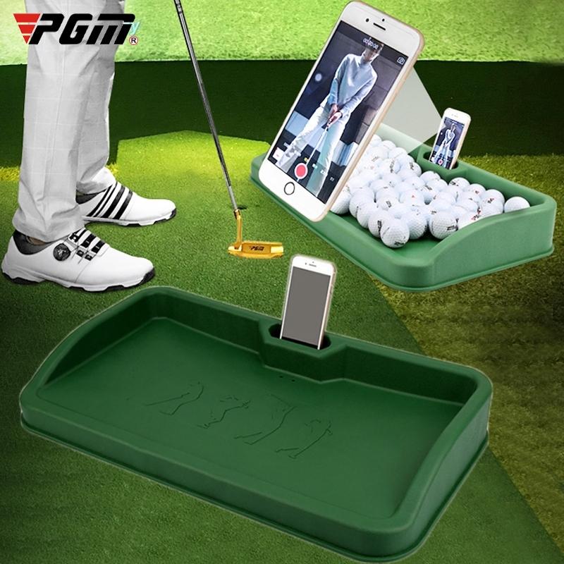 Black Character Pattern Golf Service Box with Phone Stand - 100 Balls - Green Character
