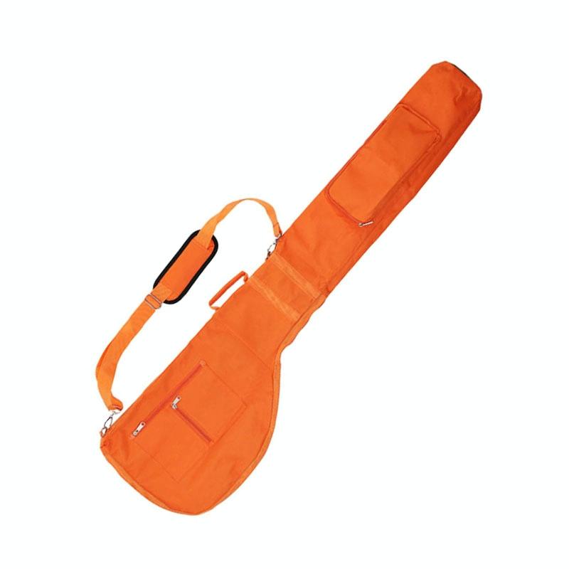 Portable Nylon Golf Bag - Lightweight and Durable - Orange