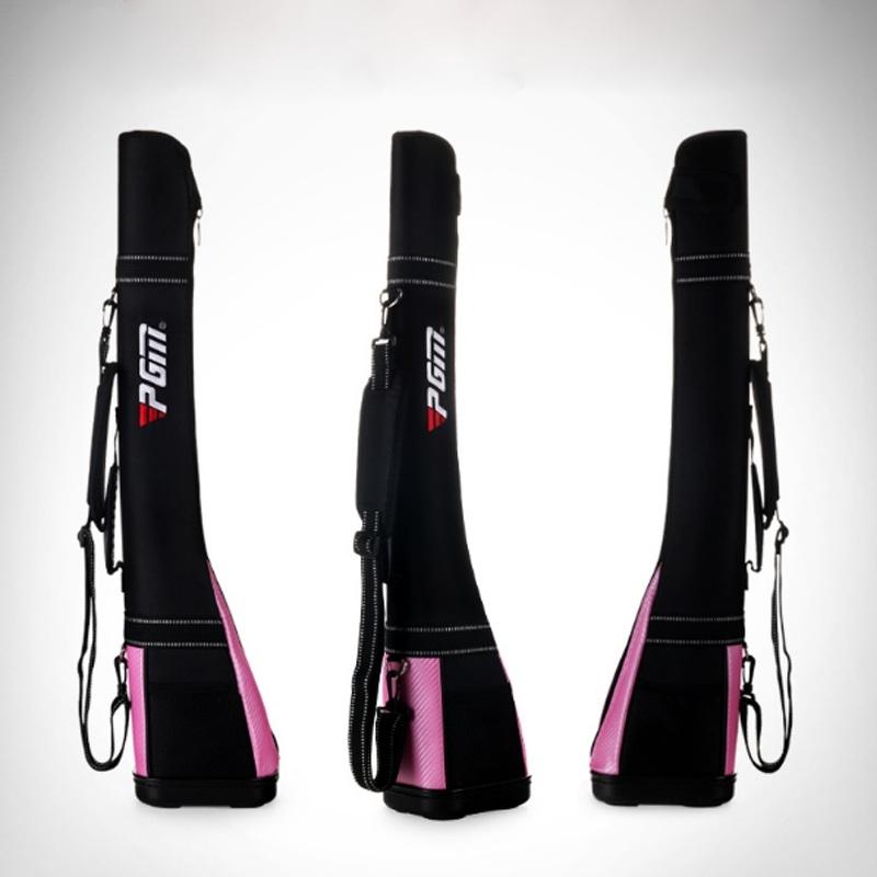 Lightweight Golf Shoulder Bag - Nylon Material - Pink