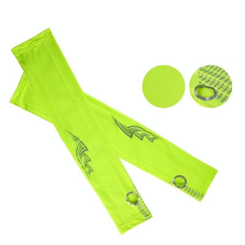 Breathable Golf Sunscreen Sleeve - Fluorescent Green - Fluorescent Green
