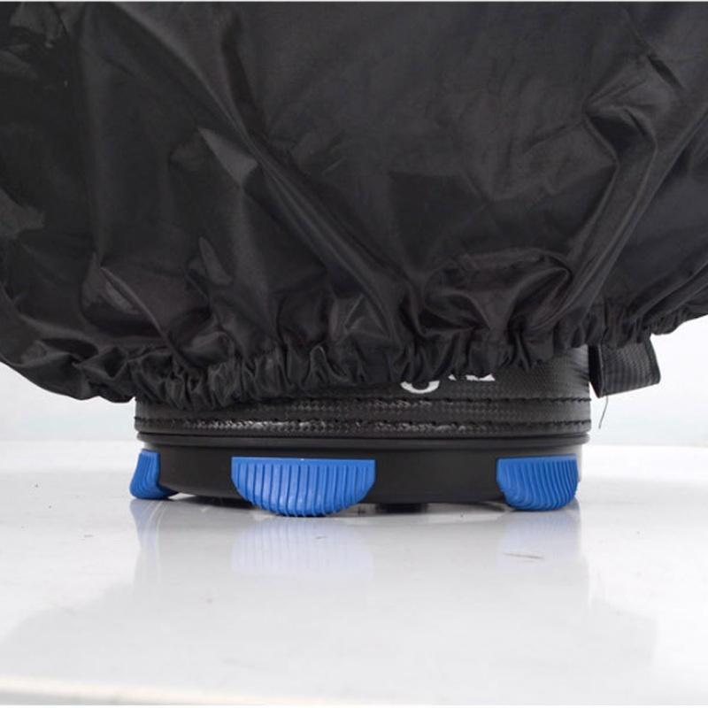 Anti-static Golf Bag Rain Cover - 21.5 x 59 x 128cm - Dust-proof - Grey