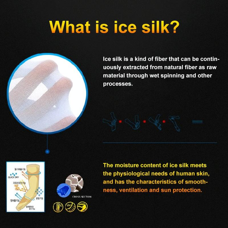 Breathable Golf Sunscreen Sleeve - Fluorescent Green - Grey