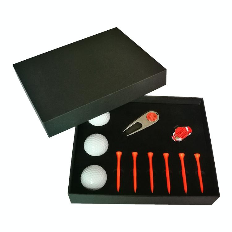 Complete Golf Gift Set 11-in-1 Tees Divot Tool and 3 Balls - Red