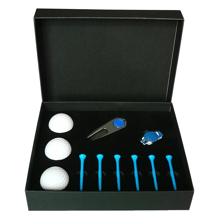 Complete Golf Gift Set 11-in-1 Tees Divot Tool and 3 Balls - Red