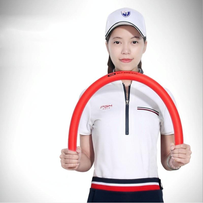 Versatile Golf Training Stick for Flexibility - 80 x 3cm Lightweight - Red