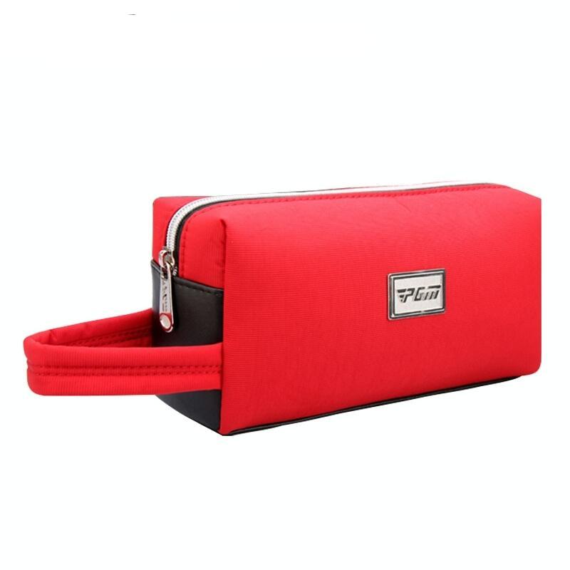 Men Waterproof Golf Clutch Bag - Lightweight & Multi-functional - Red