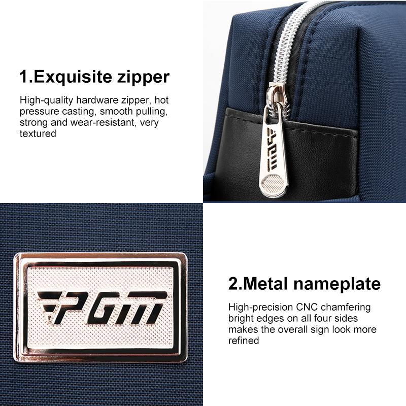 Men Waterproof Golf Clutch Bag - Lightweight & Multi-functional - Red