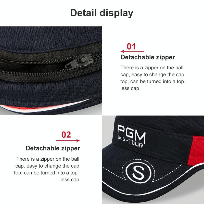 Unisex Sunscreen Golf Hat - Breathable & Multi-functional Navy Blue