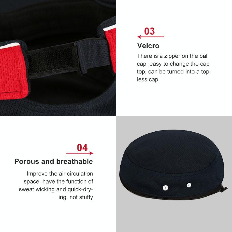 Unisex Sunscreen Golf Hat - Breathable & Multi-functional Navy Blue