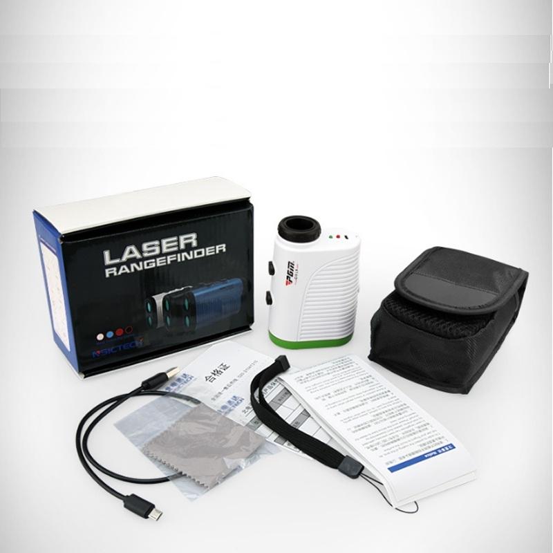 400M Golf Laser Distance Measuring Instrument - Waterproof Handheld - White