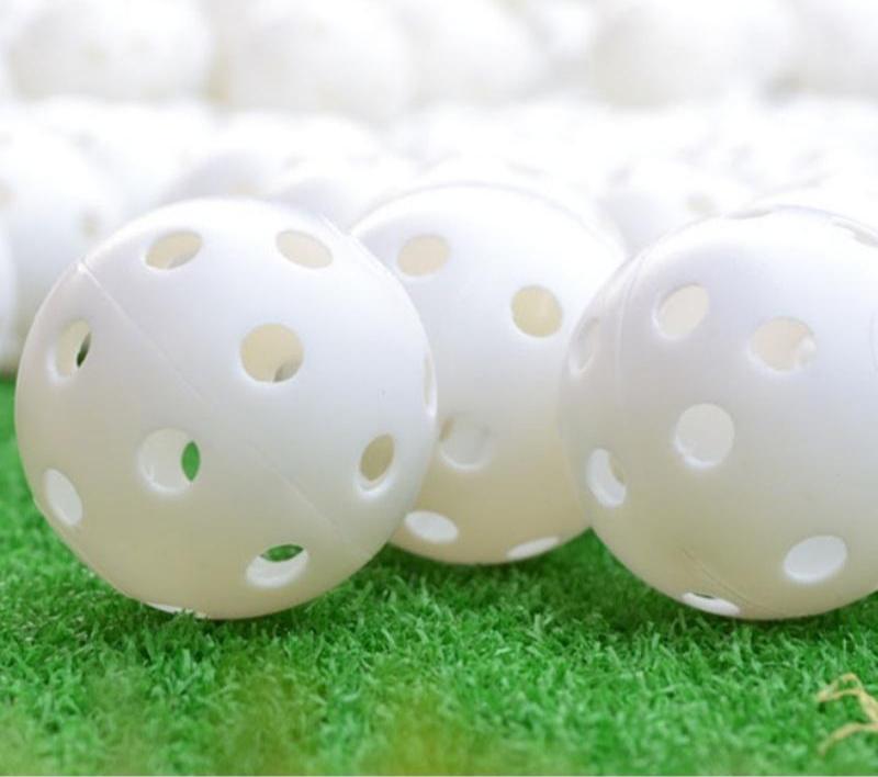 10-piece Indoor Golf Exercise Hollow Balls - Available - White