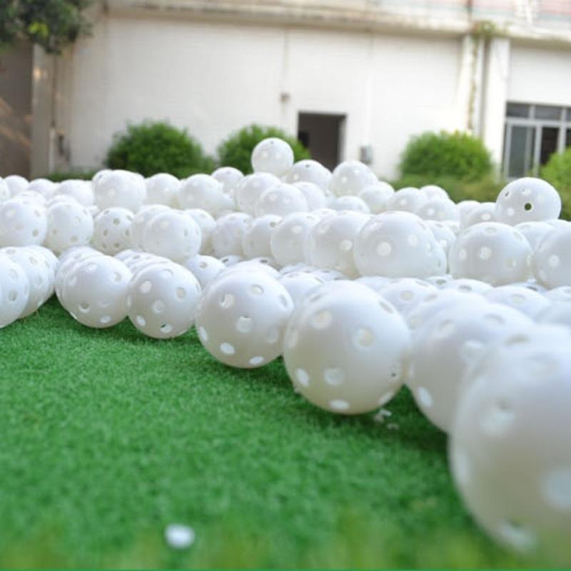 10-piece Indoor Golf Exercise Hollow Balls - Available - White