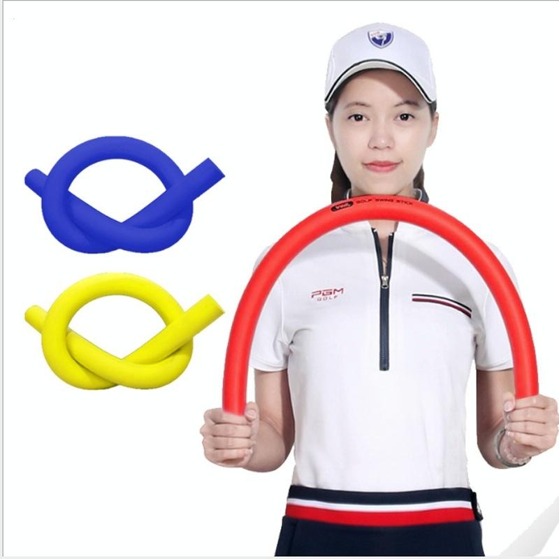 Versatile Golf Training Stick for Flexibility - 80 x 3cm Lightweight - Yellow