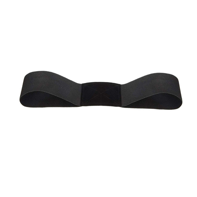 Black Golf Swing Trainer Arm Band - Simple Posture Corrector for Improved Alignment & Connection